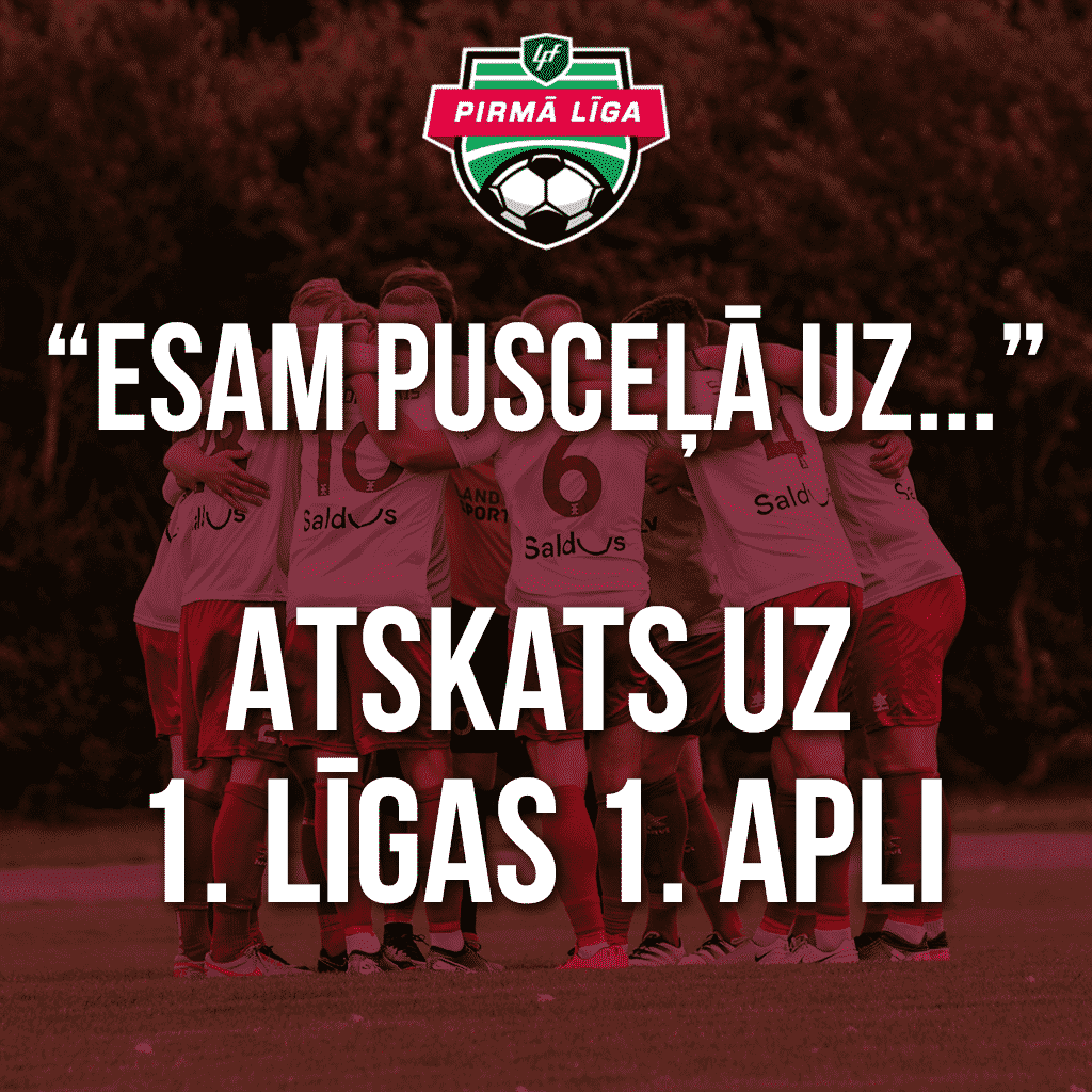 Atskats uz Latvijas futbola 2020. gada 1. līgas čempionāta 1. apli.