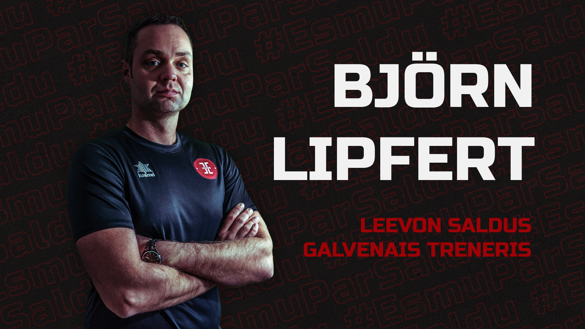 Leevon Saldus galvenais treneris Björn Lipfert